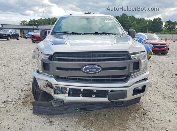 1FTEW1EG0JFA29206 2018 FORD F150 Silver წინა ხედი