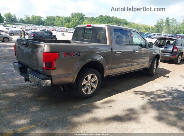 1FTEW1EG0JFC27199 2018 FORD F150 Brown Задня права чверть