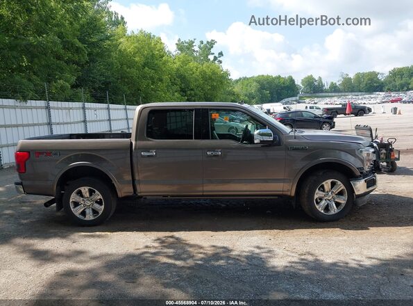 1FTEW1EG0JFC27199 2018 FORD F150 Brown Вид щитка приладів