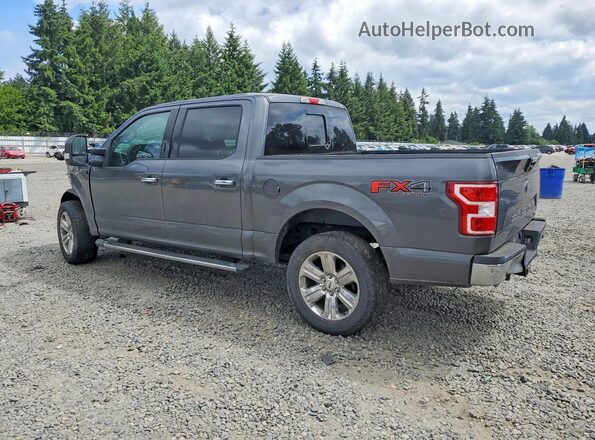 1FTEW1EG0JFD03911 2018 FORD F150 Gray Tył lewy
