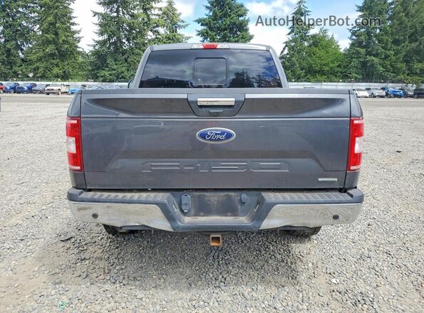 1FTEW1EG0JFD03911 2018 FORD F150 Gray Widok z tyłu
