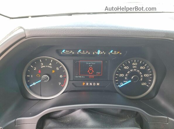 1FTEW1EG0JFD03911 2018 FORD F150 Gray Widok zestawu wskaźników