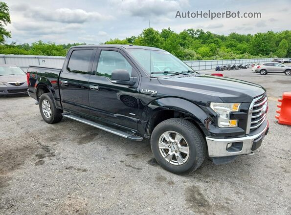1FTEW1EG1GFA23987 2016 FORD F150 Черный Передняя правая четверть