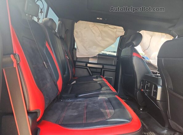 1FTEW1EG1GFB81391 2016 FORD F150 Black Vista de los asientos traseros