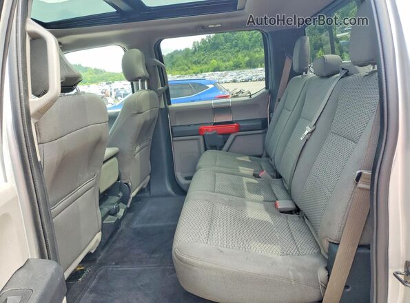 1FTEW1EG1GKF77568 2016 FORD F150 Silver უკანა სავარძლების ხედი