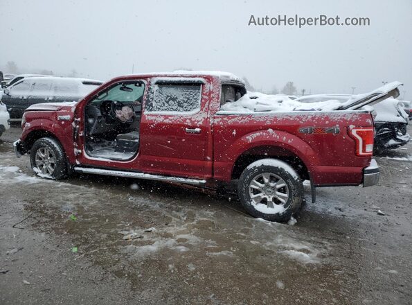 1FTEW1EG1HFA66131 2017 FORD F150 Красный Задняя левая четверть