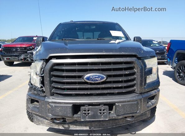 1FTEW1EG1HFA97315 2017 FORD F150 Серый Вид спереди