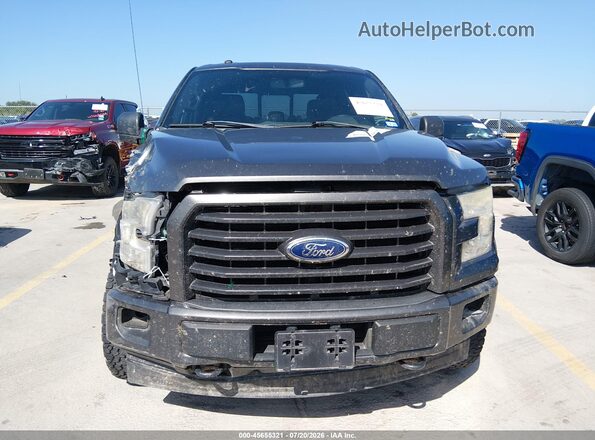 1FTEW1EG1HFA97315 2017 FORD F150 Серый Вид щитка приборов