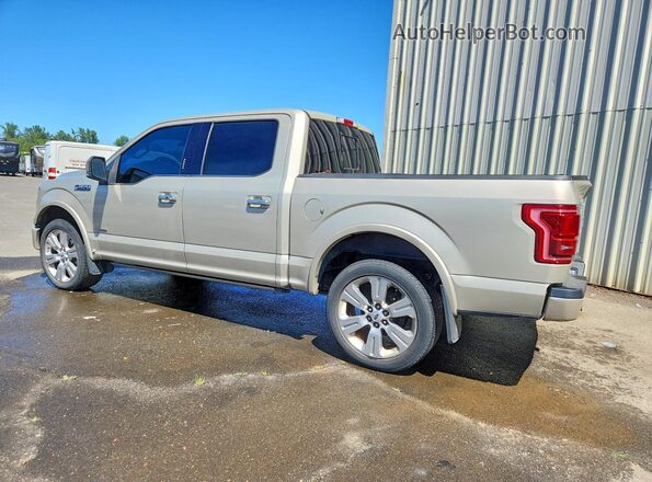 1FTEW1EG1HFC14911 2017 FORD F150 Beige უკანა მარცხენა