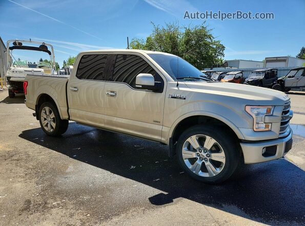 1FTEW1EG1HFC14911 2017 FORD F150 Beige წინა მარჯვენა