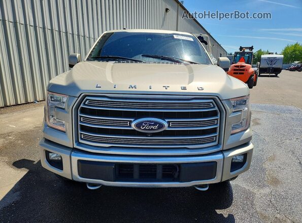 1FTEW1EG1HFC14911 2017 FORD F150 Beige წინა ხედი