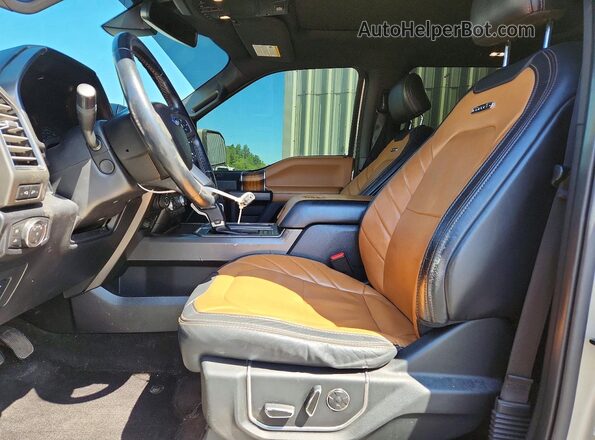 1FTEW1EG1HFC14911 2017 FORD F150 Beige წინა სალონის ხედი