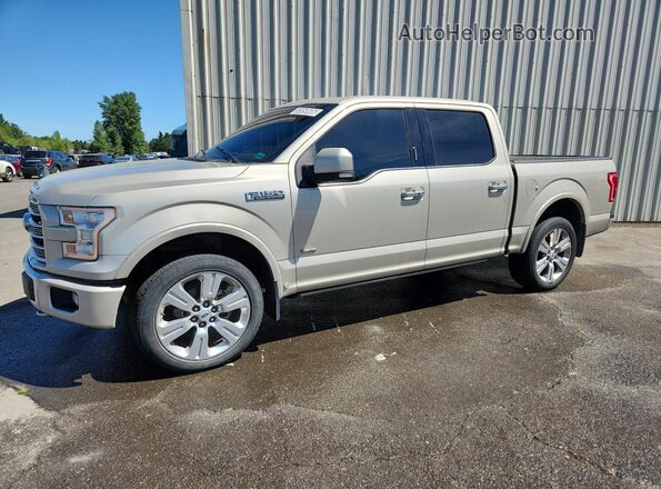 1FTEW1EG1HFC14911 2017 FORD F150 Beige VIN კოდის სტიკერის ხედი