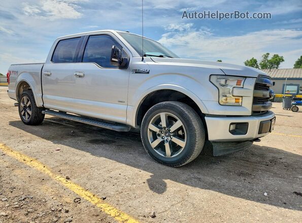1FTEW1EG1HKC12132 2017 FORD F150 Silver Передня права чверть