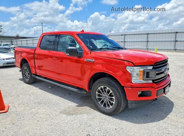 1FTEW1EG1JFA34088 2018 FORD F150 Red Delantero derecho