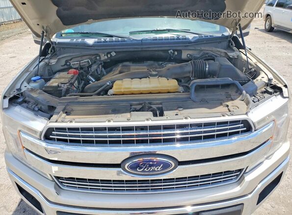 1FTEW1EG1JFB78711 2018 FORD F150 Tan Rear interior view