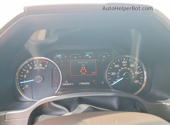 1FTEW1EG1JFB78711 2018 FORD F150 Tan Instrument cluster view