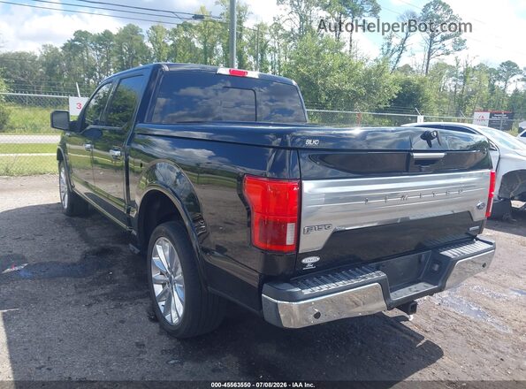 1FTEW1EG1JFC86455 2018 FORD F150 Black Rear left