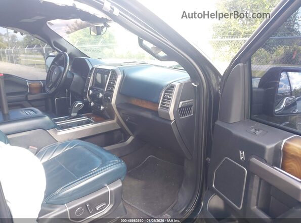 1FTEW1EG1JFC86455 2018 FORD F150 Black Front interior view