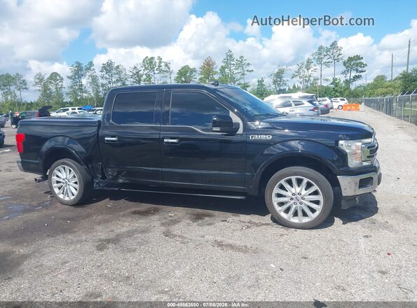 1FTEW1EG1JFC86455 2018 FORD F150 Black Rear interior view
