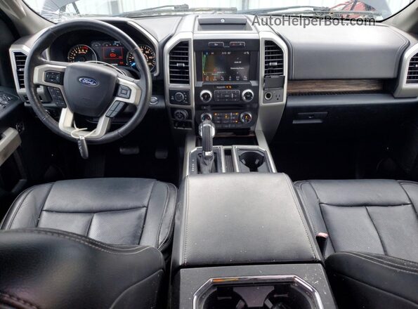1FTEW1EG1JKC19233 2018 FORD F150 Black Dashboard view
