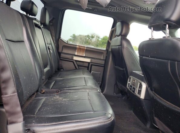1FTEW1EG1JKC19233 2018 FORD F150 Black Rear seats view