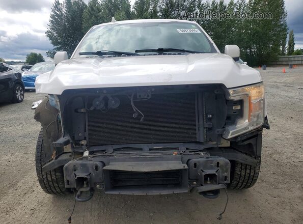 1FTEW1EG1JKC65130 2018 FORD F150 White Դիմացի տեսք