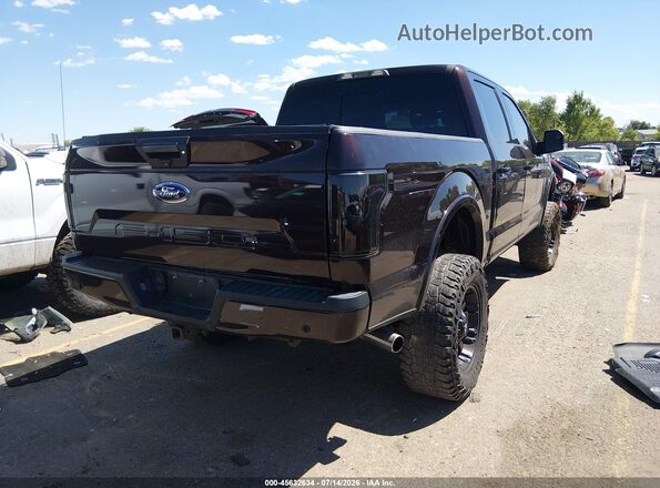 1FTEW1EG1JKD44202 2018 FORD F150 Фиолетовый Задняя правая четверть