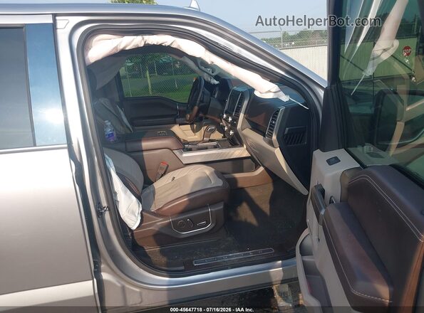 1FTEW1EG1LFA46874 2020 FORD F150 Silver Vista interior delantera