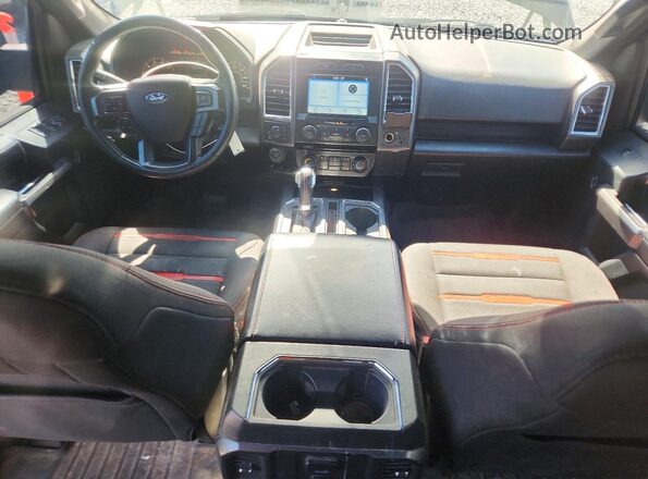 1FTEW1EG2GFC15712 2016 FORD F150 Black Widok deski rozdzielczej