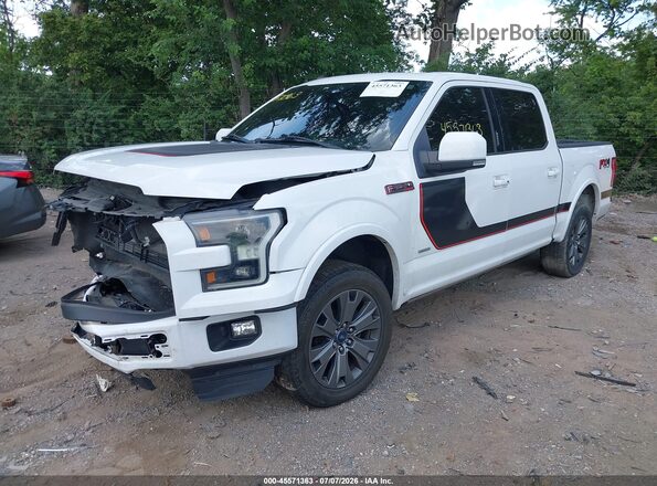 1FTEW1EG2GFD55954 2016 FORD F150 White Przód lewy