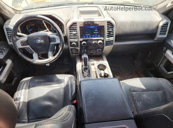 1FTEW1EG2GKD07281 2016 FORD F150 Black Vista del salpicadero