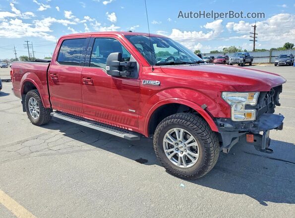 1FTEW1EG2GKD31760 2016 FORD F150 Красный Передняя правая четверть