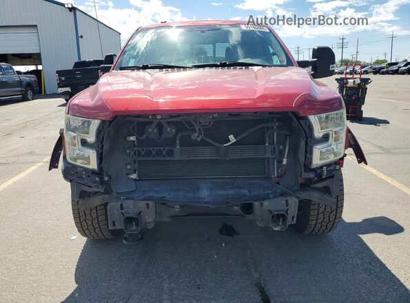 1FTEW1EG2GKD31760 2016 FORD F150 Красный Вид спереди