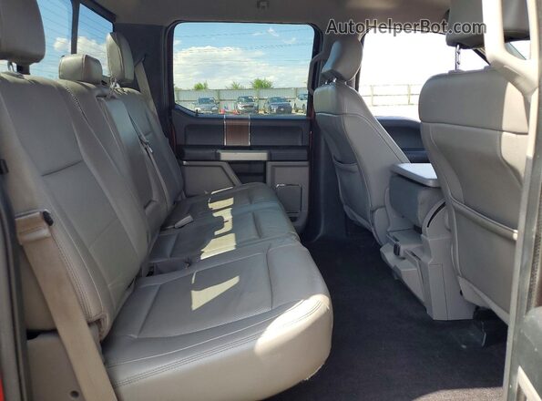1FTEW1EG2GKD31760 2016 FORD F150 Красный Вид задних сидений