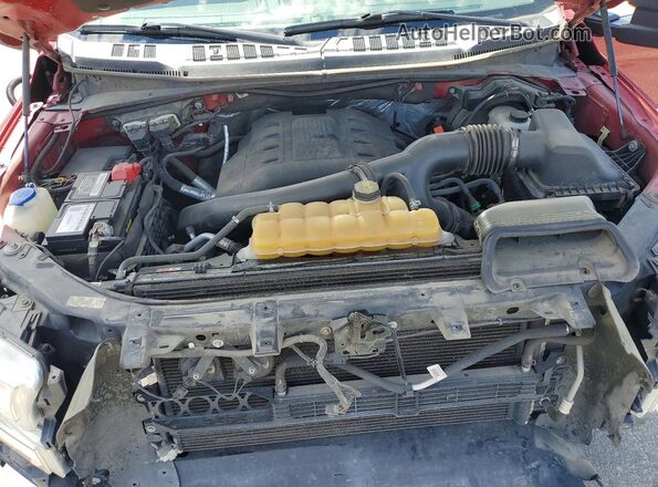 1FTEW1EG2GKD31760 2016 FORD F150 Красный Вид задней части салона