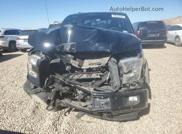1FTEW1EG2GKF47527 2016 FORD F150 Black წინა ხედი