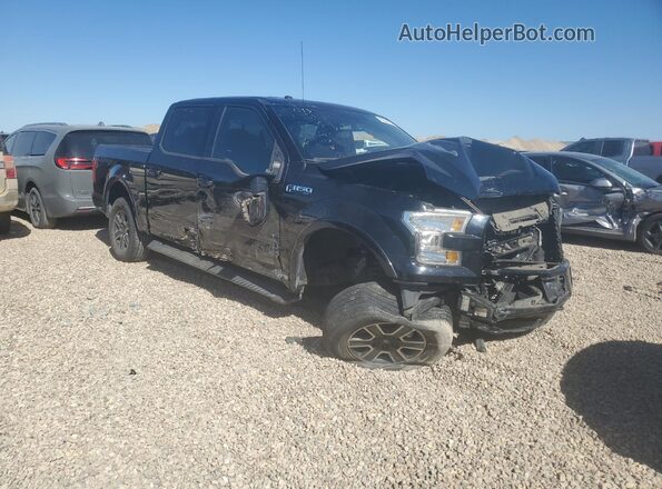 1FTEW1EG2GKF47527 2016 FORD F150 Black წინა მარჯვენა