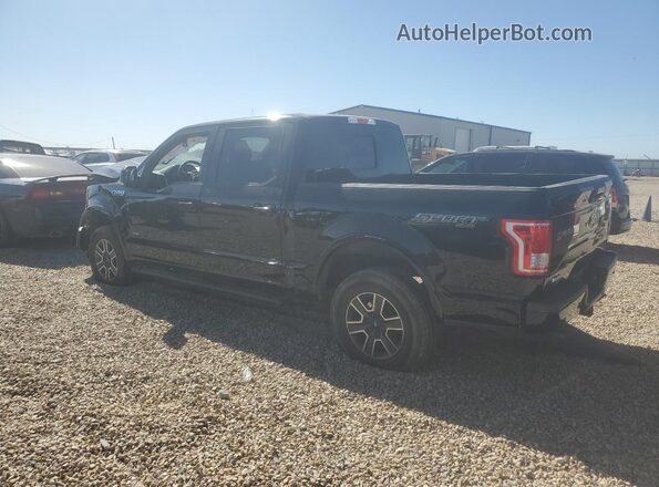 1FTEW1EG2GKF47527 2016 FORD F150 Black უკანა მარცხენა