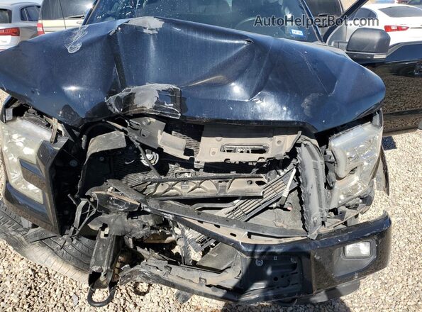 1FTEW1EG2GKF47527 2016 FORD F150 Black უკანა სალონის ხედი