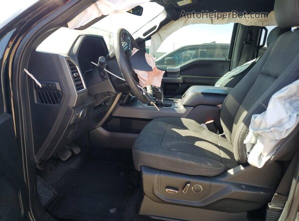 1FTEW1EG2GKF47527 2016 FORD F150 Black წინა სალონის ხედი