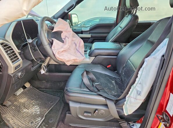 1FTEW1EG2GKF60665 2016 FORD F150 Красный Вид салона спереди