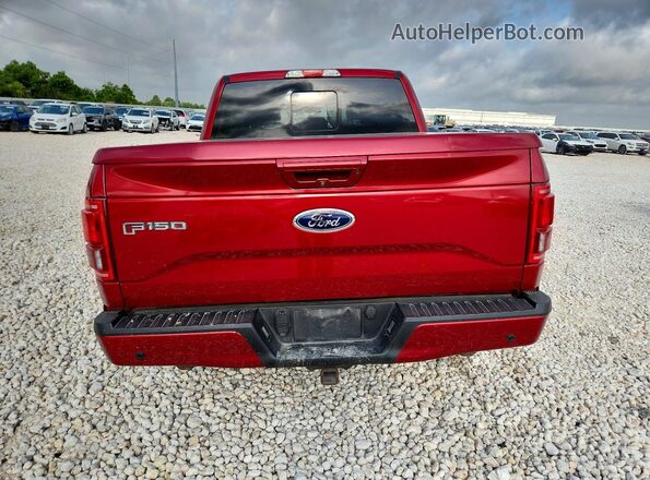 1FTEW1EG2GKF60665 2016 FORD F150 Красный Вид сзади