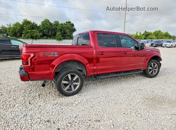 1FTEW1EG2GKF60665 2016 FORD F150 Красный Задняя правая четверть