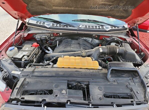 1FTEW1EG2GKF60665 2016 FORD F150 Красный Вид задней части салона