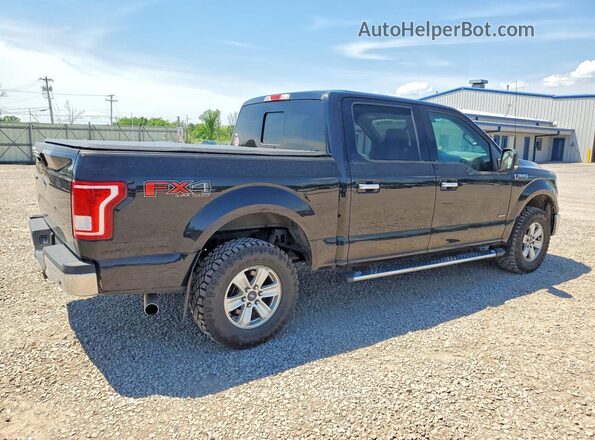 1FTEW1EG2HFB07740 2017 FORD F150 Black Հետևի աջ