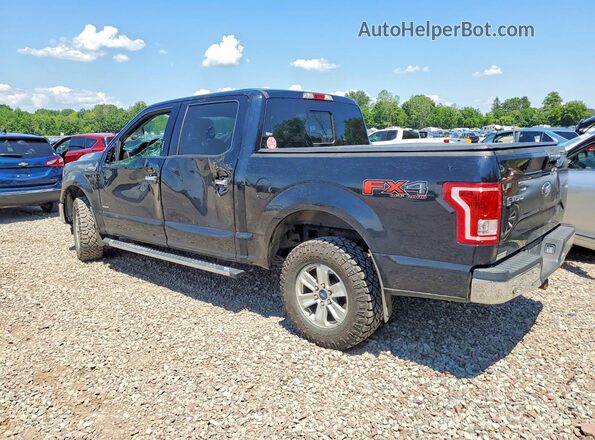 1FTEW1EG2HFB07740 2017 FORD F150 Black Հետևի ձախ