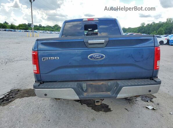 1FTEW1EG2HFC08969 2017 FORD F150 Blue Հետևի տեսք