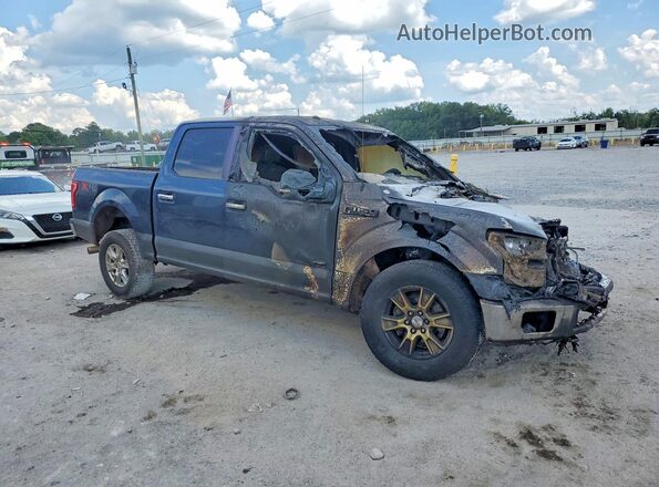 1FTEW1EG2HFC08969 2017 FORD F150 Blue Առջևի աջ