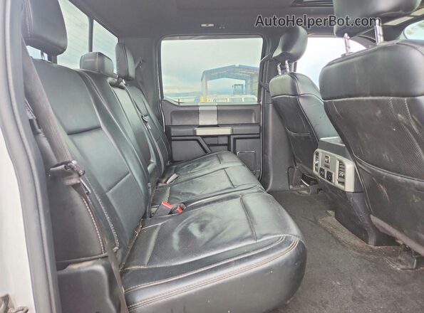 1FTEW1EG2HFC15212 2017 FORD F150 White უკანა სავარძლების ხედი